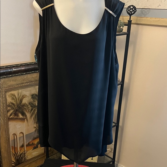Rafaella Tops - Rafaella Black Sleeveless Blouse NWT